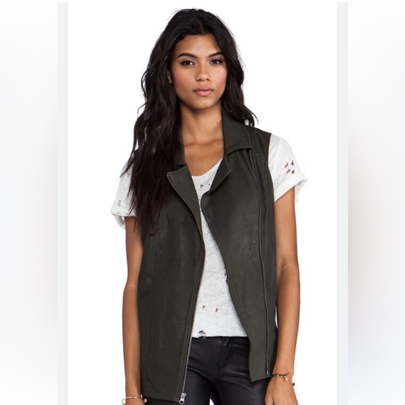 Jack by BB Dakota Moto Biker Vest - Picture 3 of 11